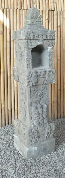 Product image 7 of the product “Balinese shrine Old Style - Made from cement and Taro Sand, 160cm height ”
